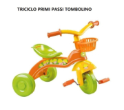 9  TRICICLO PLASTICA TOMBOLINO C\CESTINO