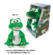 PELUCHES LILLO IL COCCODRILLO COME FA CM. 31  DECAR