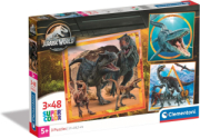 Z PZL 3X48 SQUARE JURASSIC WORLD CLEMENTONI